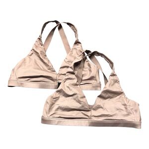 Victoria Sport Two Womens Large Victorias Secret Criss Cross Strappy Sports Bra